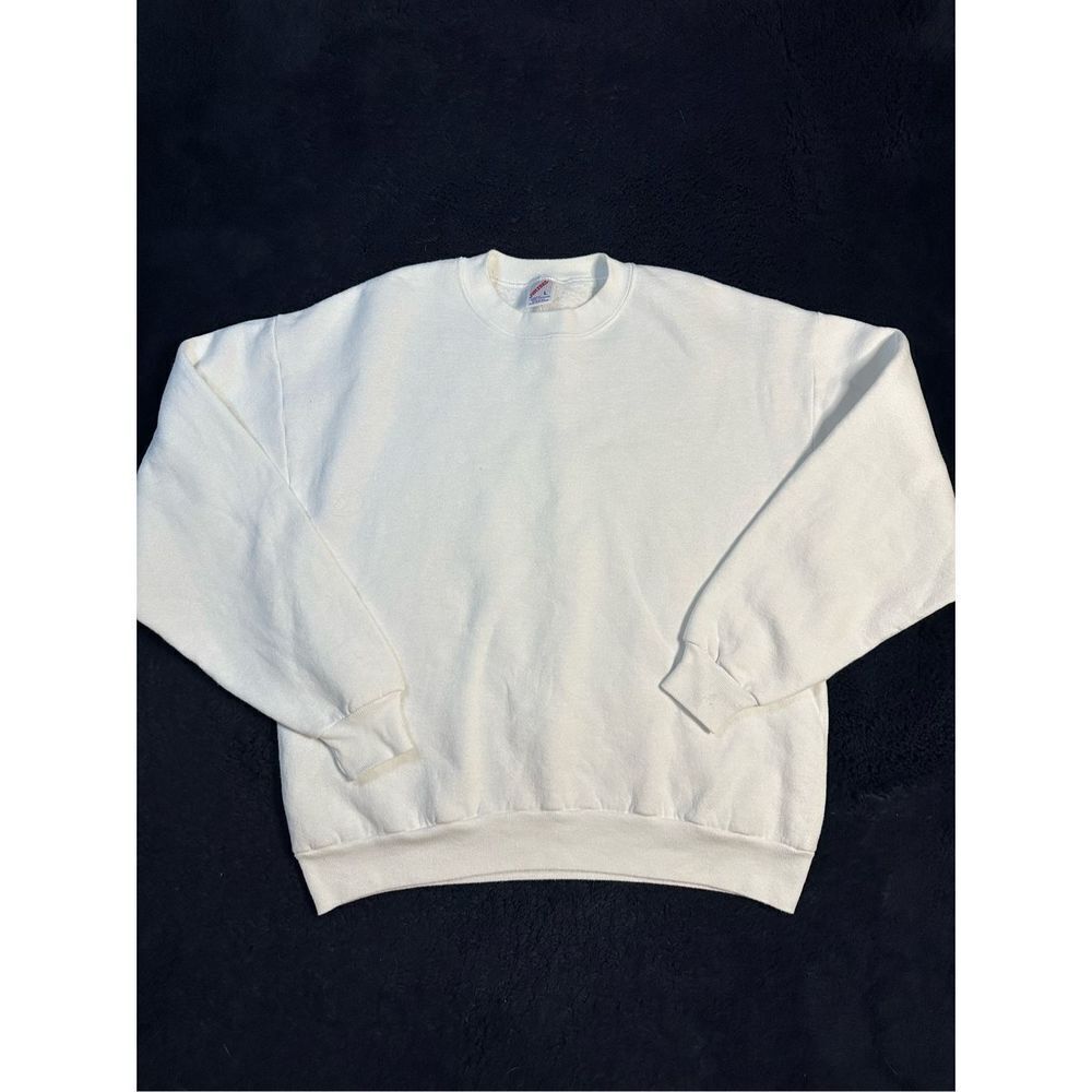 Vintage 1990s Blank Jerzees Crewneck Sweater Mens Large Pullover B20